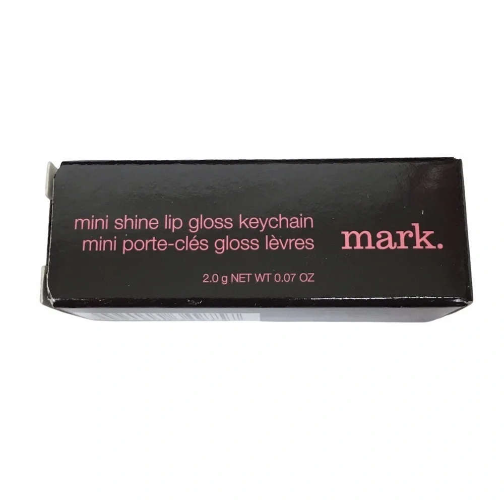 mark. Mini Shine Glow Baby Glow Lip Gloss Keychain Pink Crush Avon